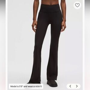 lululemon athletica Black Flare Leggings